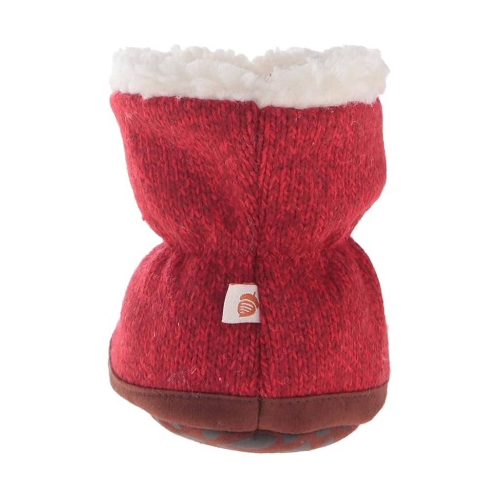 Acorn Toddler Easy Bootie Ragg Slippers - Red Ragg Wool - Lenny's Shoe & Apparel