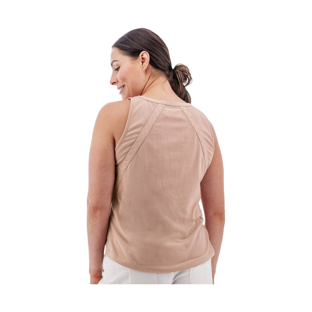 Aventura Women's Clemente Henley Tank Top - Misty Rose - ONLINE STORE CREDIT/EXCHANGE ONLY - Lenny's Shoe & Apparel