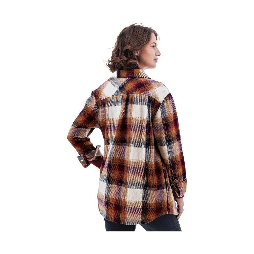 Aventura Women's Overton Organic Big Shirt - Brown - ONLINE STORE CREDIT/EXCHANGE ONLY - Lenny's Shoe & Apparel