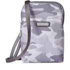 Baggallini Take Two RFID Bryant Crossbody - Grey Camo Print - Lenny's Shoe & Apparel