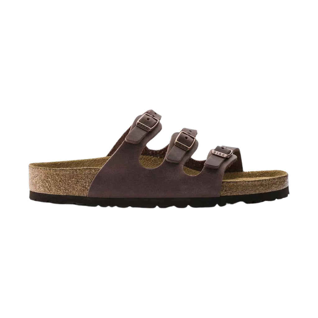 Birkenstock Florida Soft Footbed Sandal - Oiled Leather Habana - Lenny's Shoe & Apparel