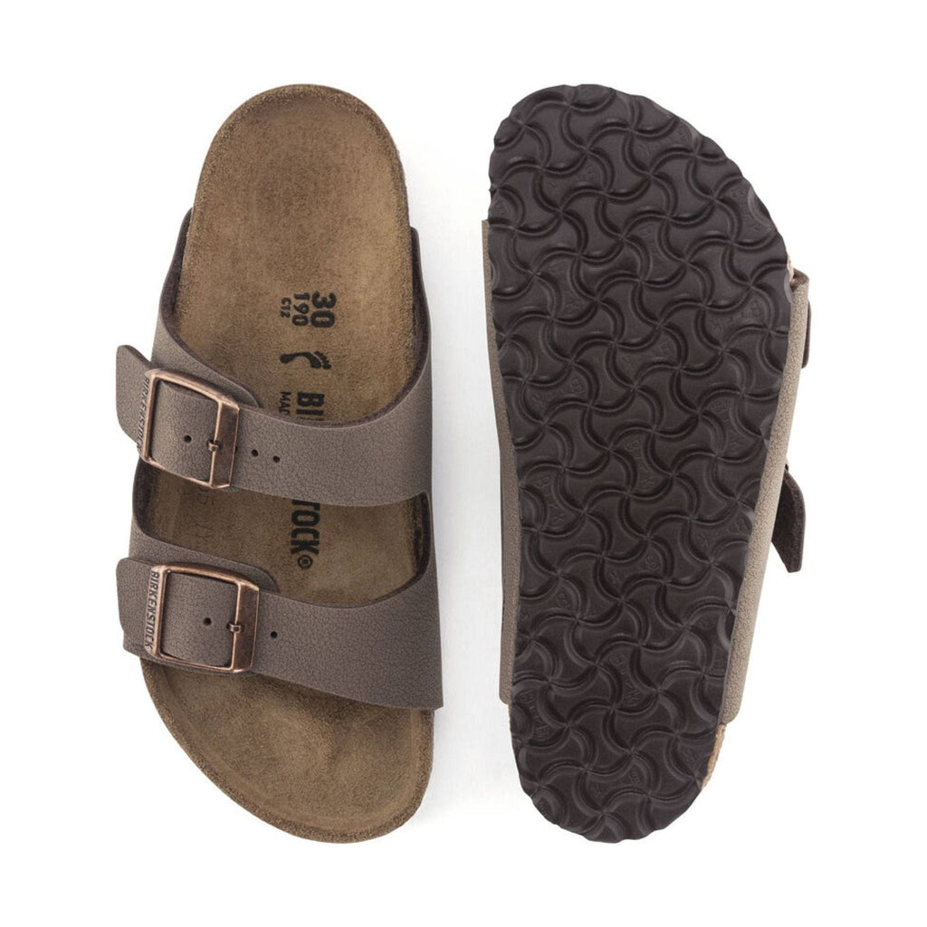 Birkenstock Kids' Arizona Birkibuc Sandal - Mocha - Lenny's Shoe & Apparel