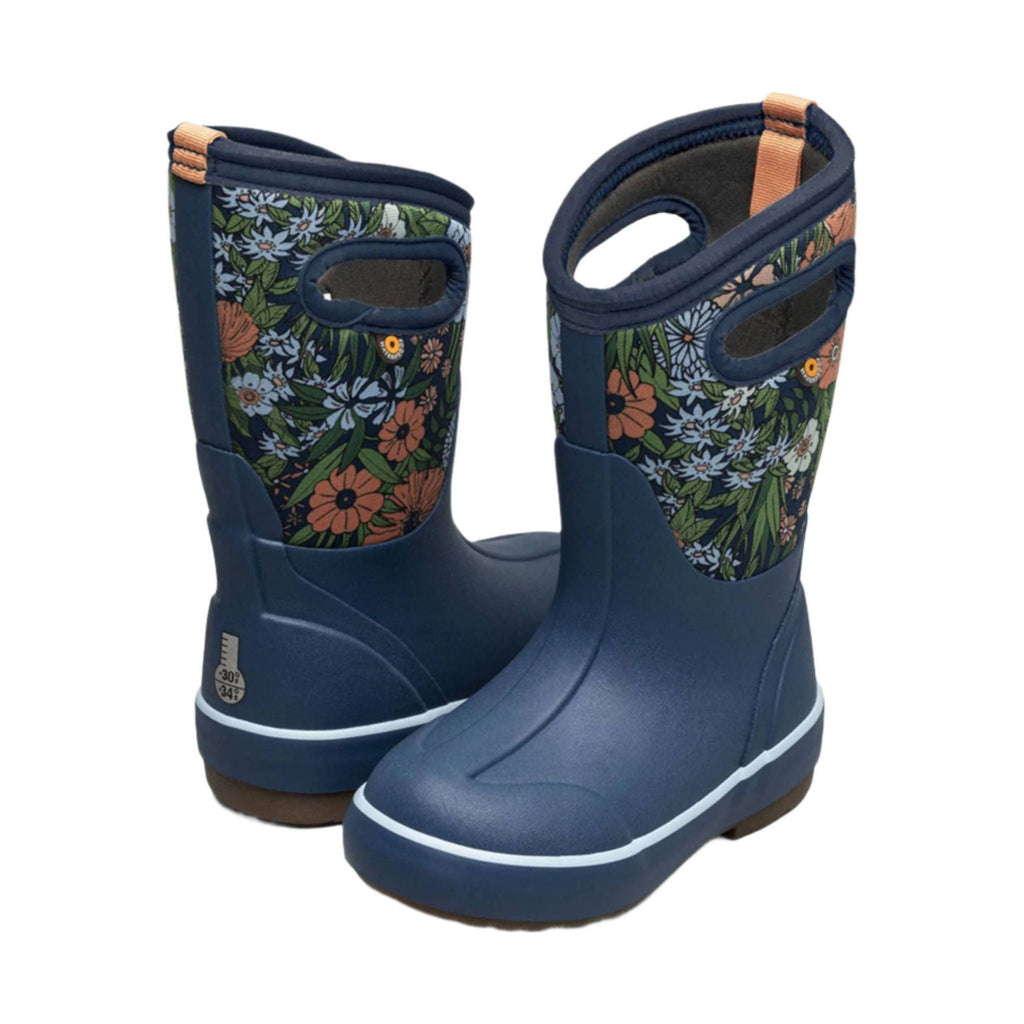 Bogs Kids' Classic II Vintage Winter Boots - Blue Multi - Lenny's Shoe & Apparel