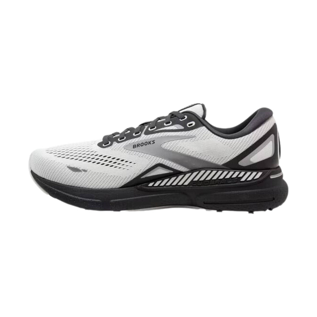 Brooks Men's Adrenaline GTS 23 Running Shoe - Oyster/Ebony/Alloy - Lenny's Shoe & Apparel