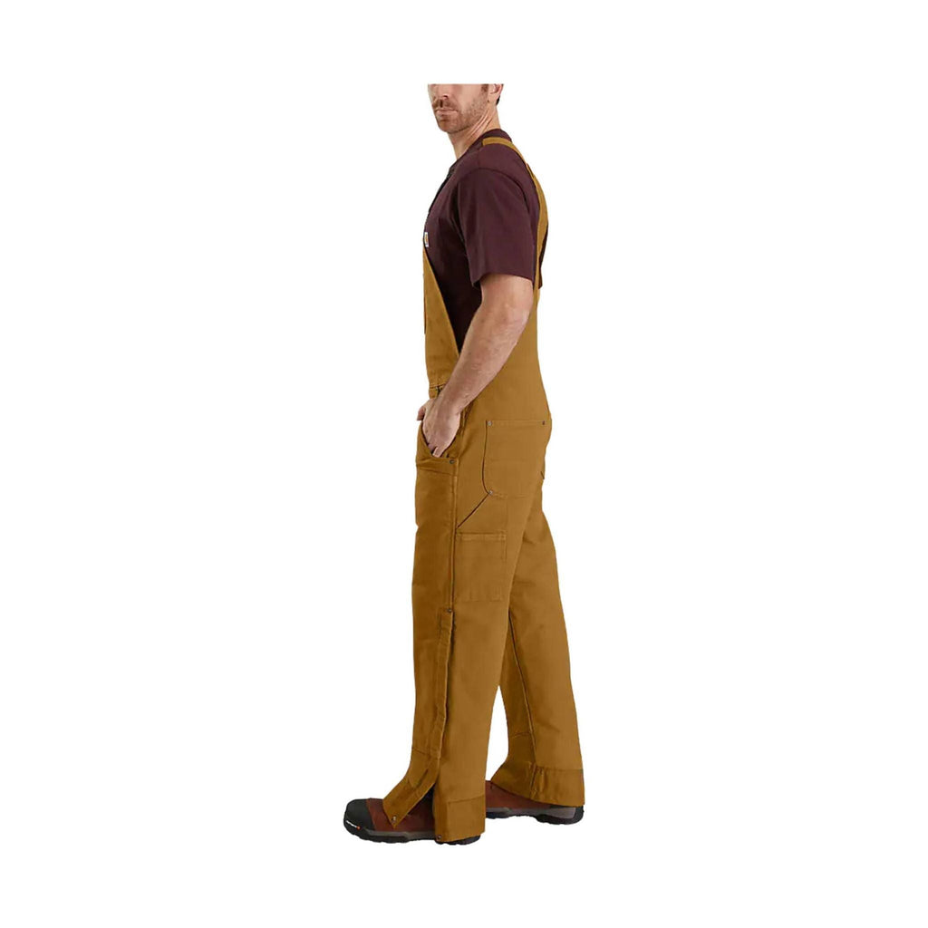 Carhartt Men's Loose Fit Insulated Bib Overall - Carhartt Brown - Lenny's Shoe & Apparel