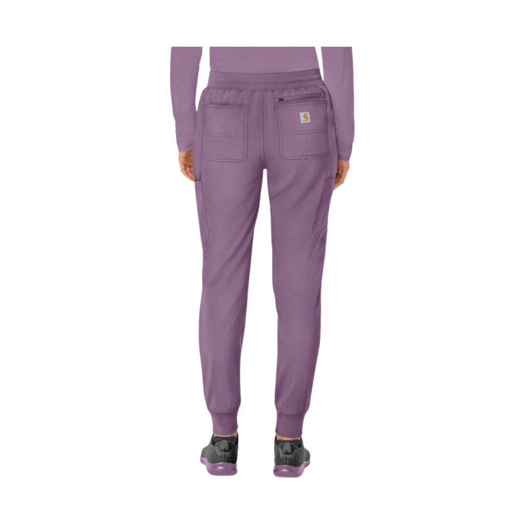 Carhartt Women's Force Cross Flex Cargo Jogger Scrub Pant - Lavender Mist - Lenny's Shoe & Apparel