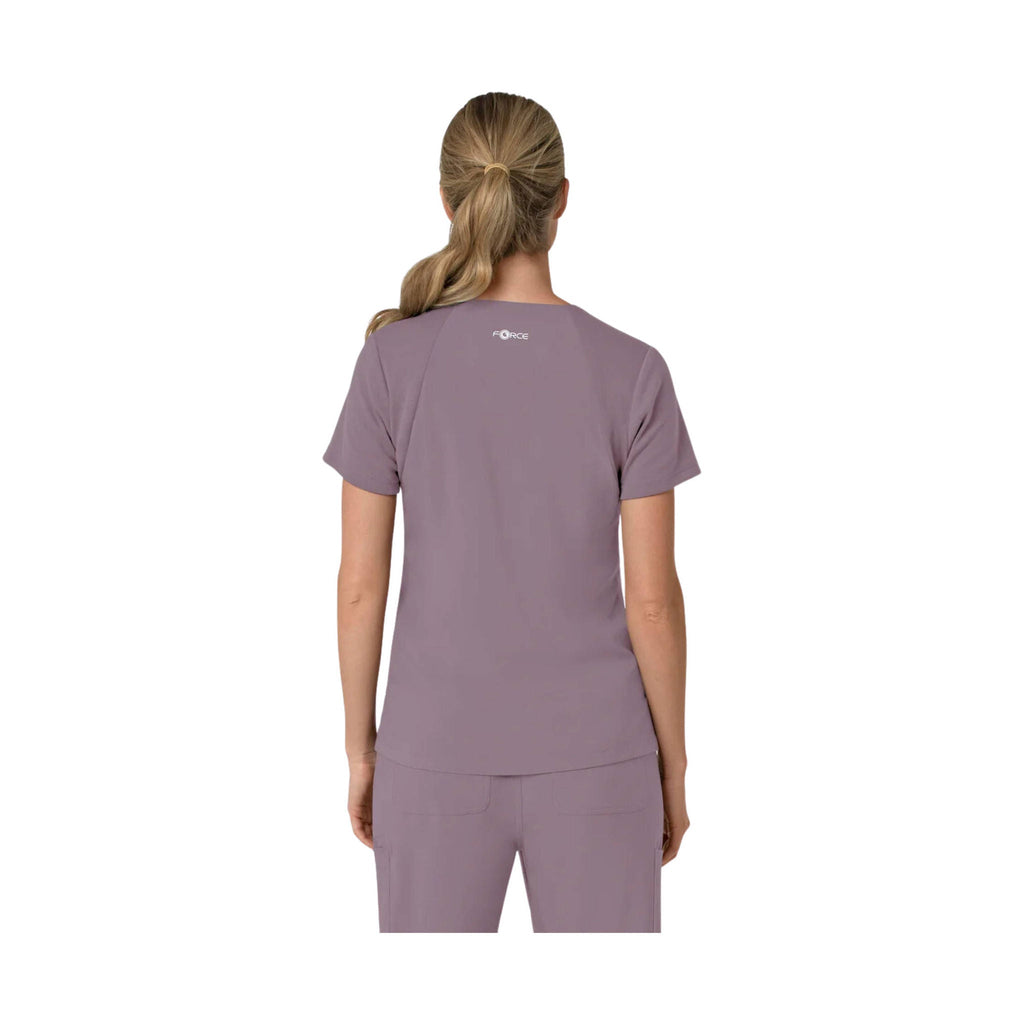 Carhartt Women's Force Cross Flex Panel V Neck Scrub Top - Lavender Mist - Lenny's Shoe & Apparel