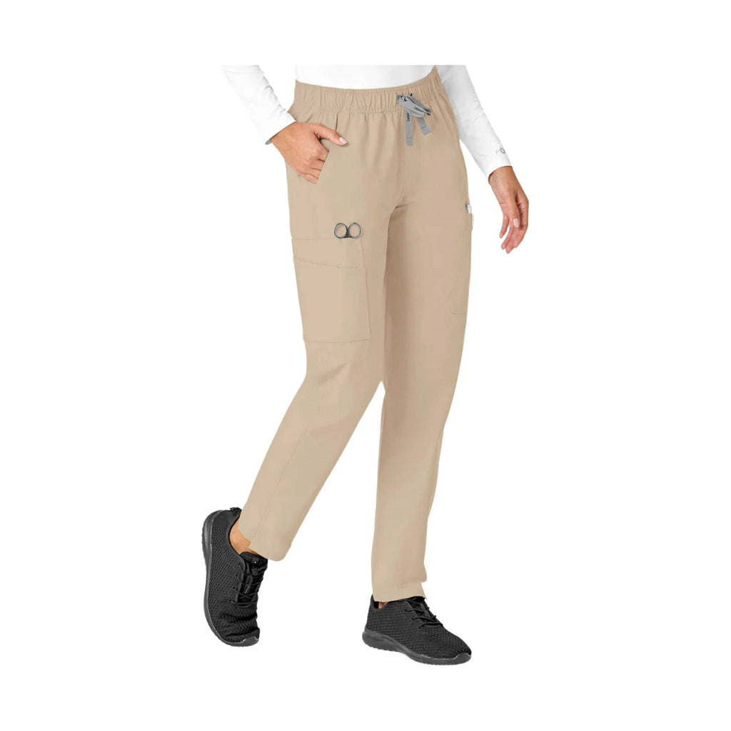 Carhartt Women's Force Modern Fit Straight Leg Scrub Pant - Khaki - Lenny's Shoe & Apparel