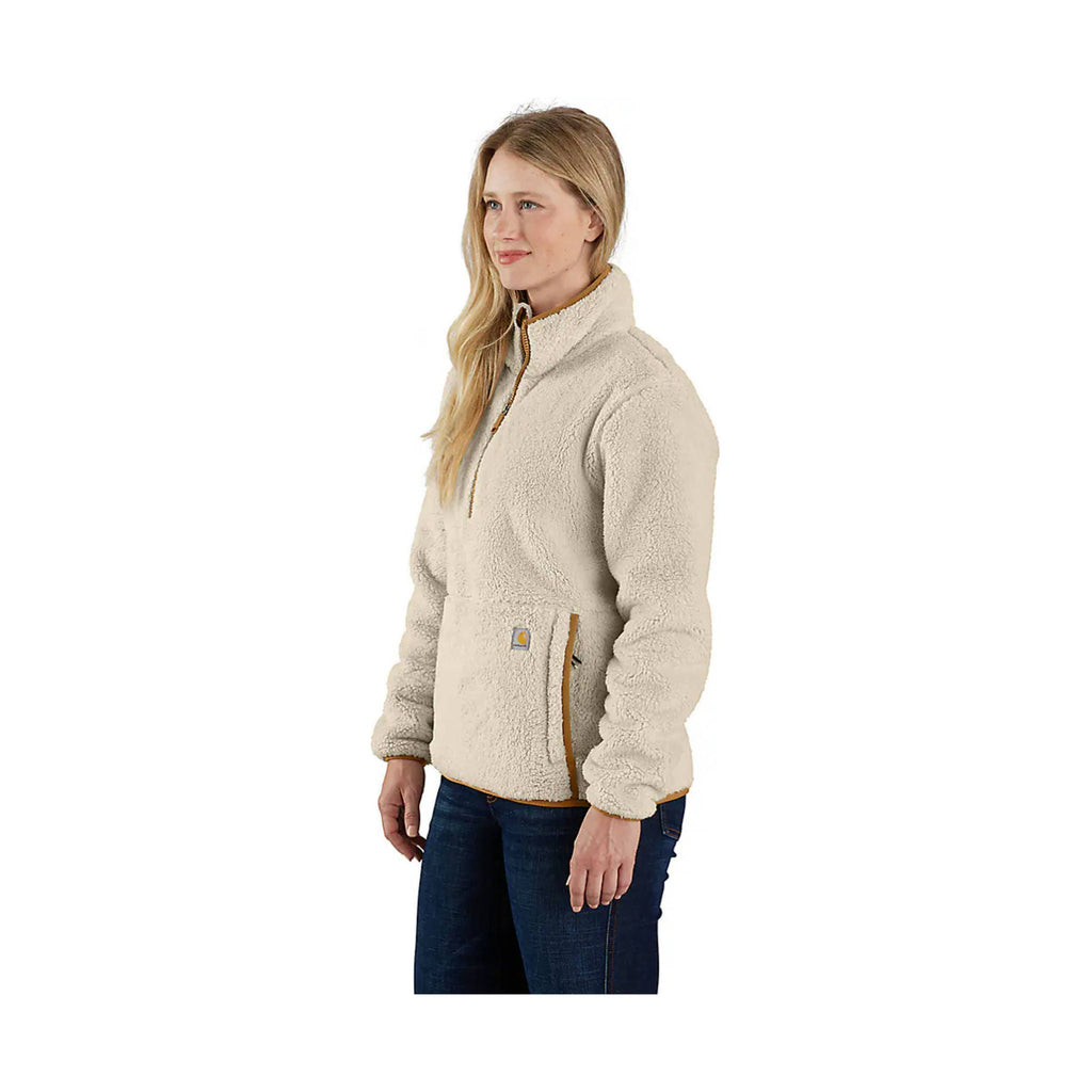 Carhartt Women's Loose Fit Fleece Pullover - Oat Milk - Lenny's Shoe & Apparel