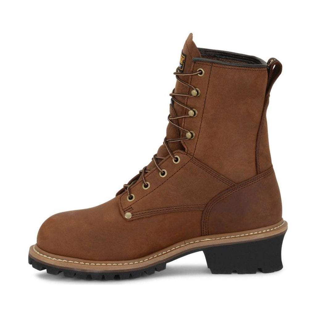 Carolina Men's Elm 8 Inch Logger Insulated Steel Toe Work Boot - Brown - Lenny's Shoe & Apparel