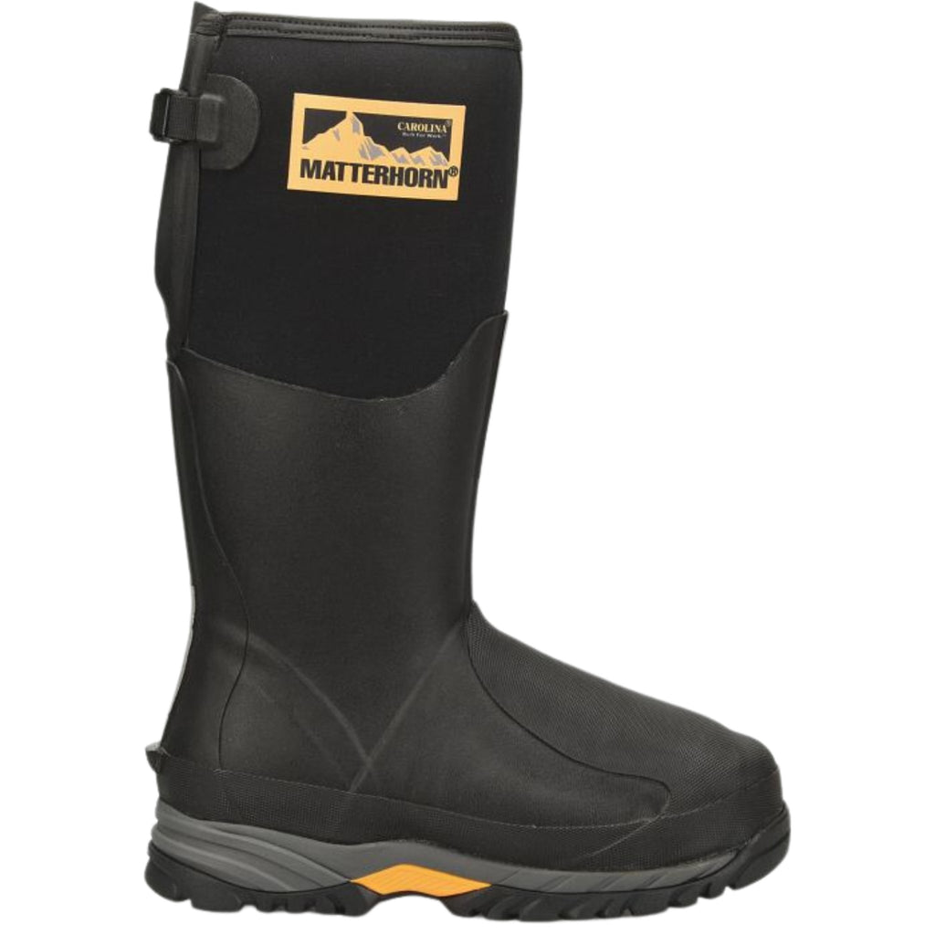 Carolina Men's Matterhorn Mud Jumper 15 Inch Steel Toe Met Guard Waterproof Work Boots - Black - Lenny's Shoe & Apparel