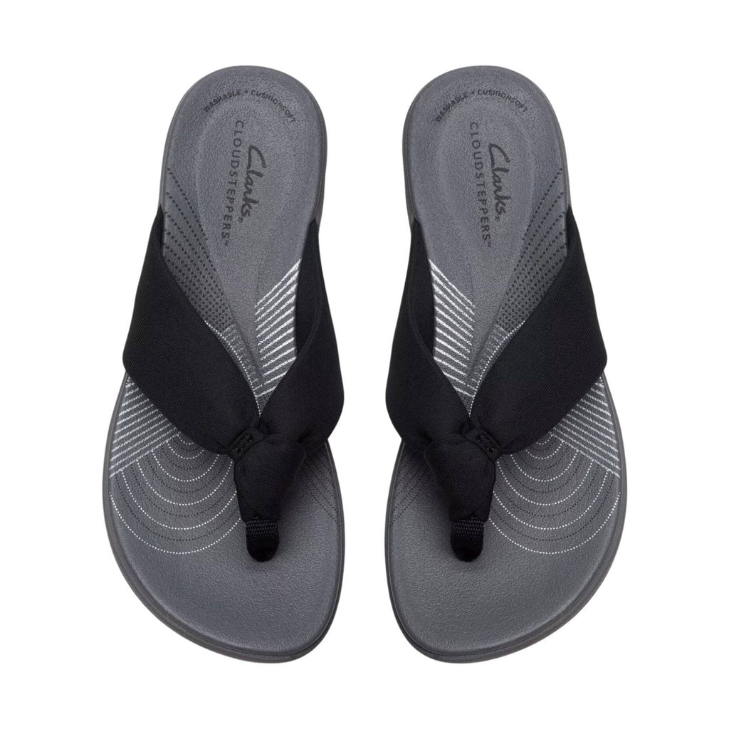 Clarks Women's Arla Glison Sandal - Black Fabric - Lenny's Shoe & Apparel