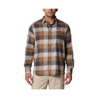 Columbia Men's Cornell Woods Flannel Long Sleeve Shirt - Dark Stone Ombre Buffalo - Lenny's Shoe & Apparel