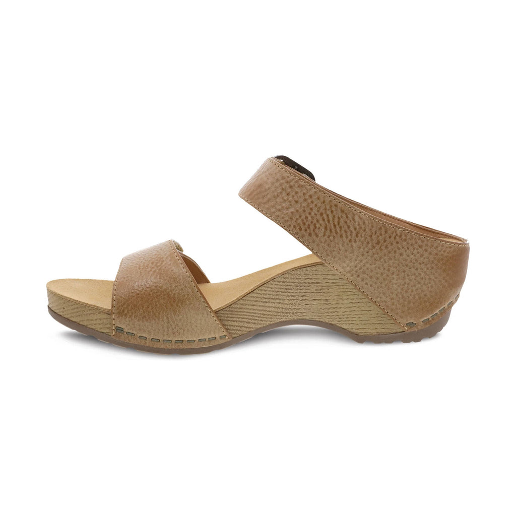 Dansko Women's Tanya Sandal - Tan Milled Burnished - Lenny's Shoe & Apparel