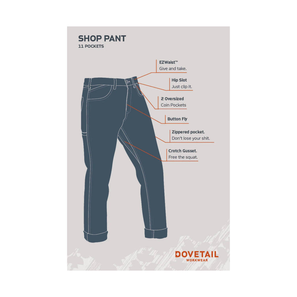 Dovetail Women's Shop Pant - Magnet Grey - Lenny's Shoe & Apparel