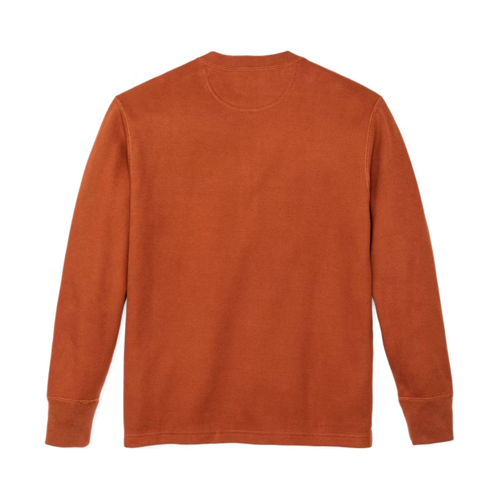 Filson Men's Waffle Knit Henley - Rust - Lenny's Shoe & Apparel