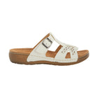 Flexus Women's Nery Jeans Slide Sandals - White - Lenny's Shoe & Apparel