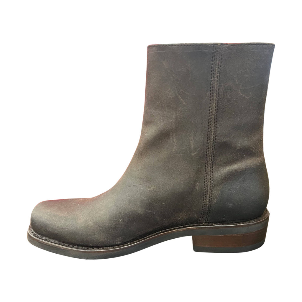 Frye Men's Conway Outside Zip Boots - Chocolate - ONLINE STORE CREDIT/EXCHANGE ONLY - Lenny's Shoe & Apparel