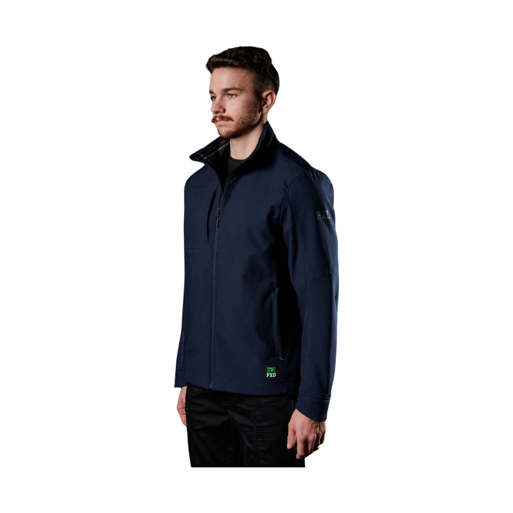 FXD Men's WO - 3 Soft Shell Work Jacket - Navy - Lenny's Shoe & Apparel