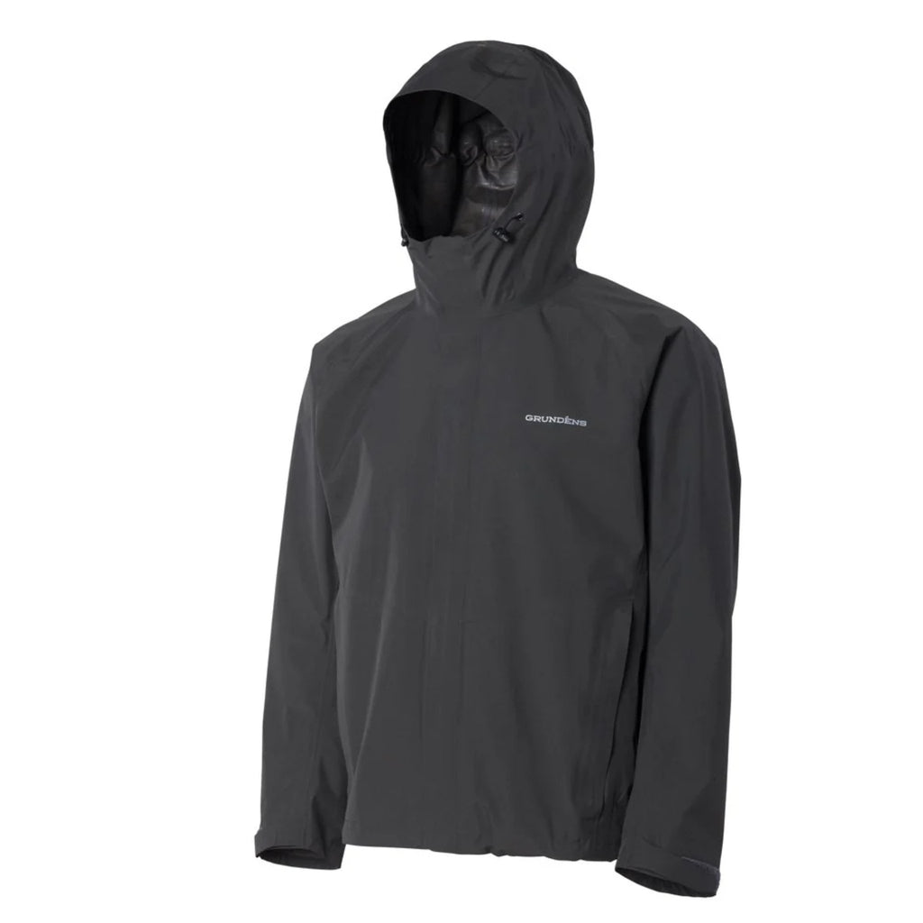 Grundens Men's Charter Gore Tex Rain Jacket - Anchor - Lenny's Shoe & Apparel