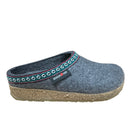 Haflinger Classic Wool Grizzly Clog - Grey - Lenny's Shoe & Apparel