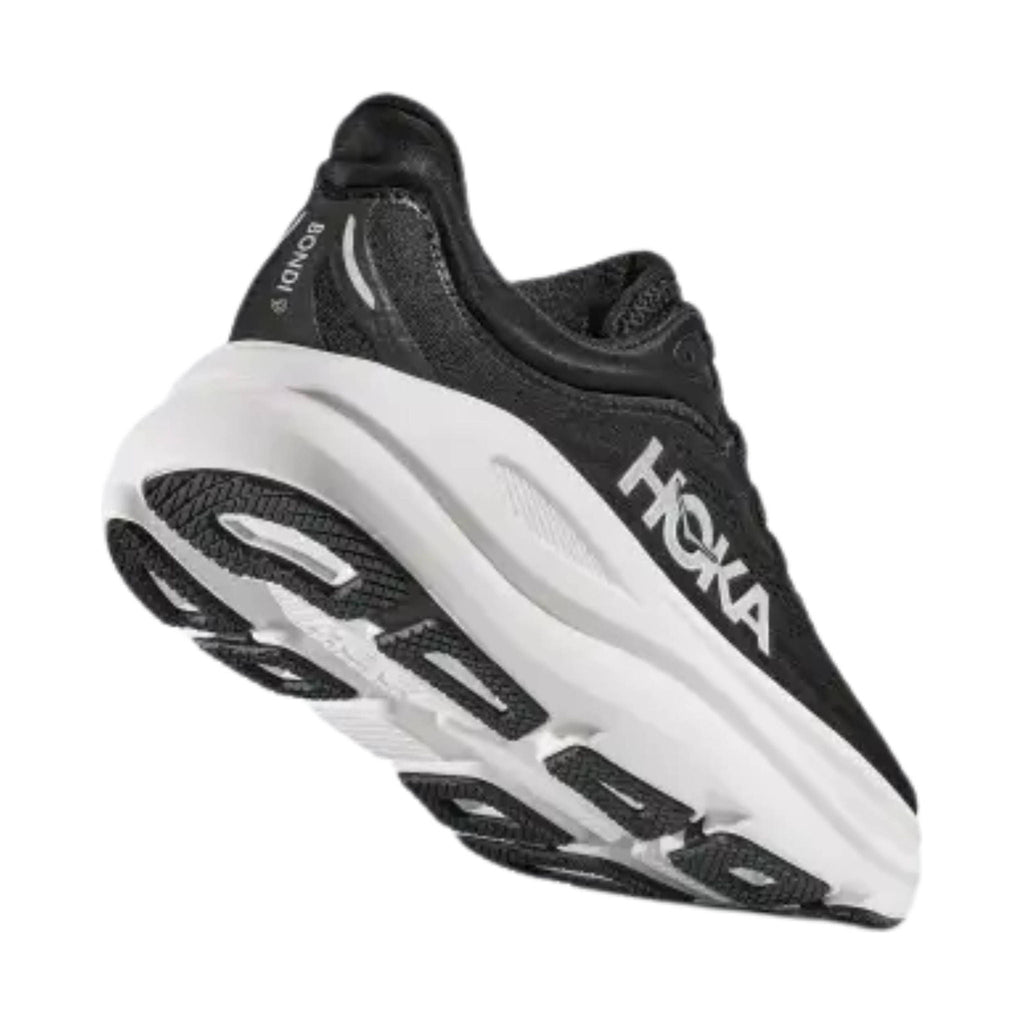 HOKA Men's Bondi 9 Running Shoes - Black/White - Lenny's Shoe & Apparel