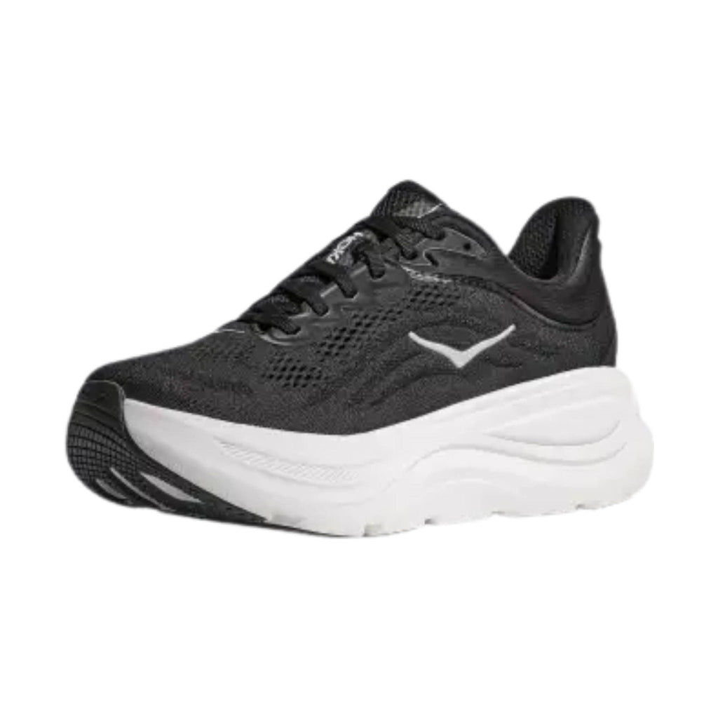 HOKA Men's Bondi 9 Running Shoes - Black/White - Lenny's Shoe & Apparel