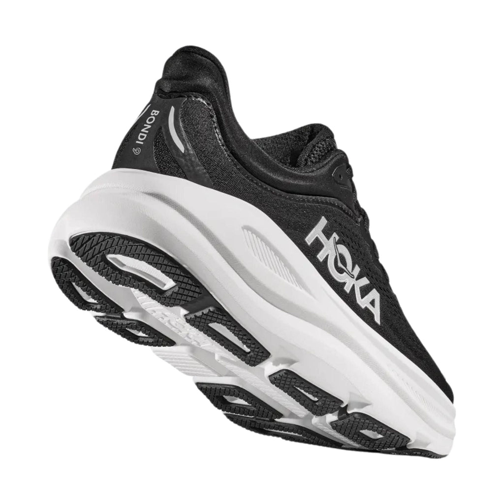 HOKA Women's Bondi 9 Running Shoes - Black/White - Lenny's Shoe & Apparel