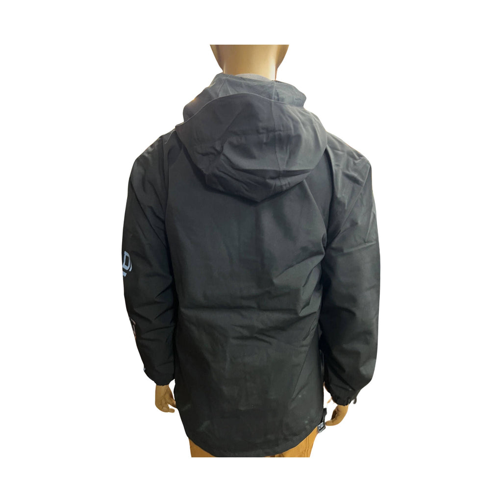 Huk Men's Storm Jacket - Black/ Blue - Lenny's Shoe & Apparel