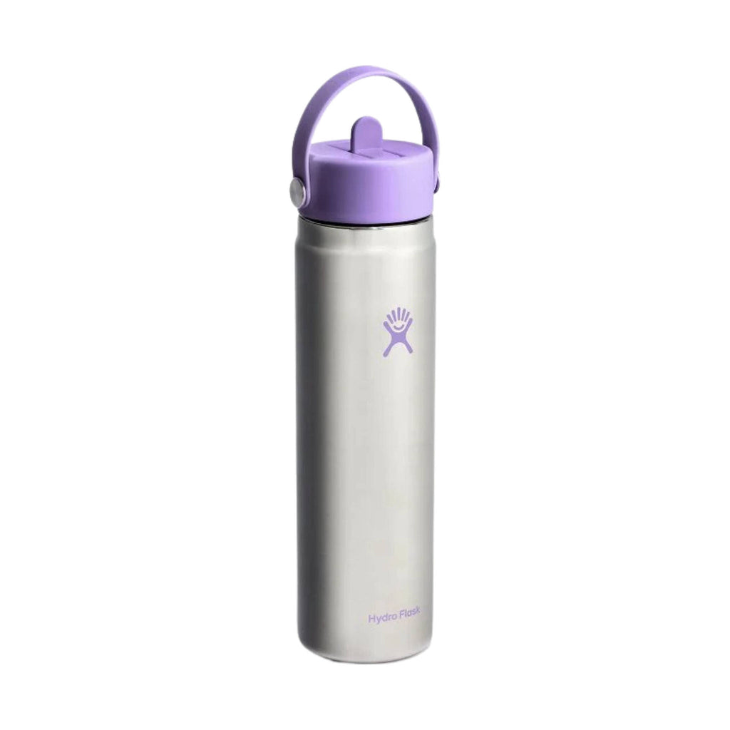 Hydro Flask 24 oz Wide Mouth With Flex Straw Cap - Stainless Violet (Limited Edition) - Lenny's Shoe & Apparel