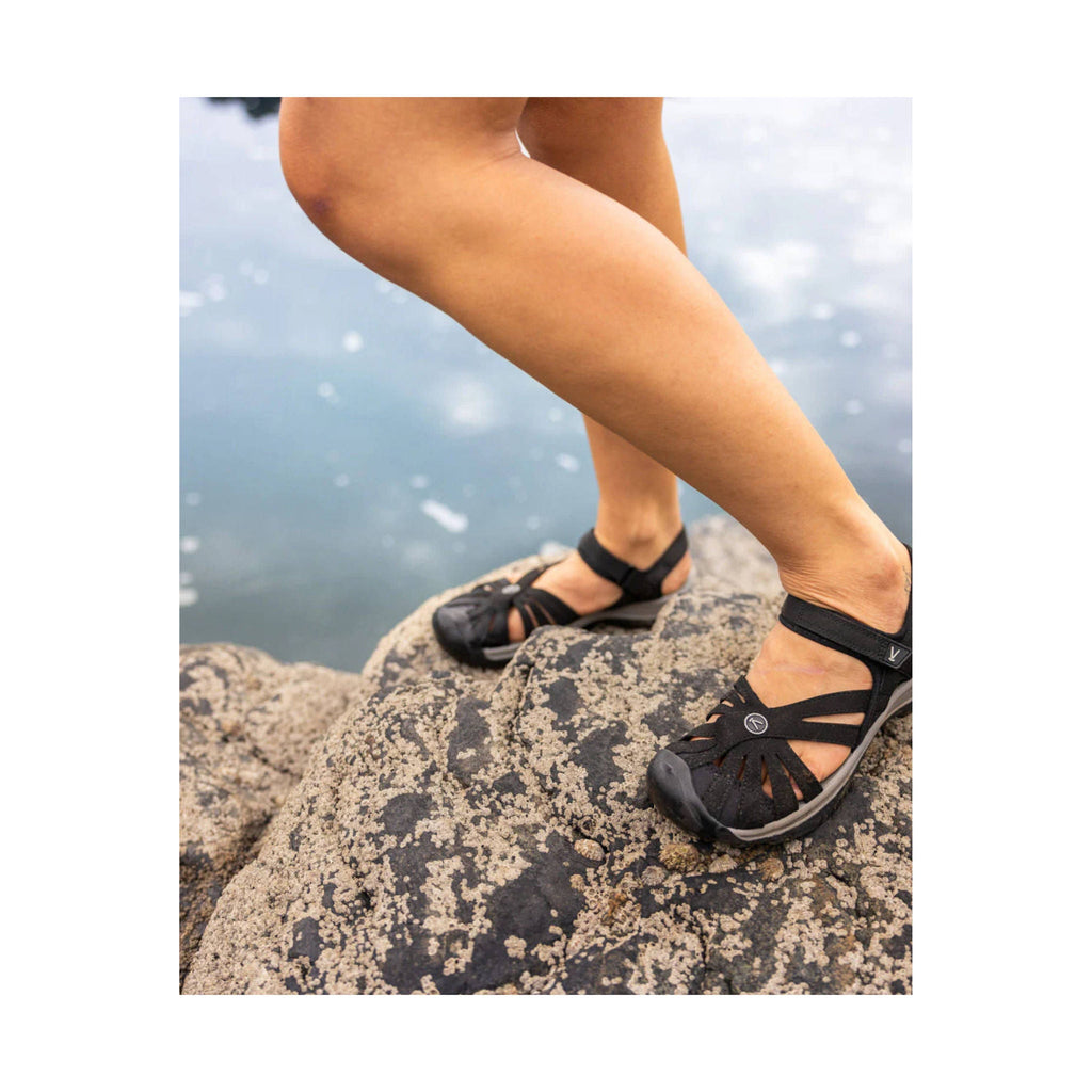 KEEN Women's Rose Sandal - Black/Grey - Lenny's Shoe & Apparel