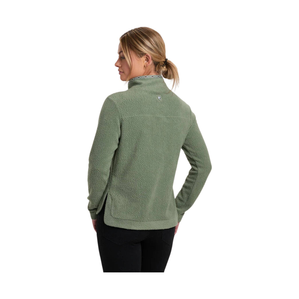 Kuhl Women's Hygge Snap Pullover - Soft pine - Lenny's Shoe & Apparel