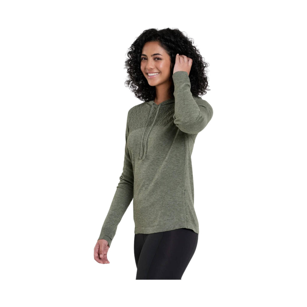 Kuhl Women's Kortina Hooded Sweater - Soft Pine - Lenny's Shoe & Apparel