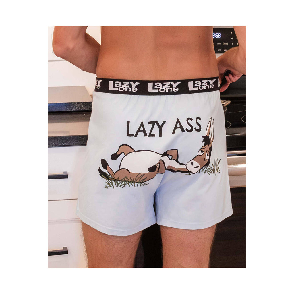 Lazy One Men's Lazy Ass Boxer - Blue - Lenny's Shoe & Apparel