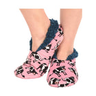 Lazy One Moody Cow Fuzzy Slipper - Pink - ONLINE STORE CREDIT/EXCHANGE ONLY - Lenny's Shoe & Apparel