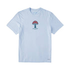 Life Is Good Men's I'm a Fungi Crusher LITE Tee - Glacier Blue - Lenny's Shoe & Apparel