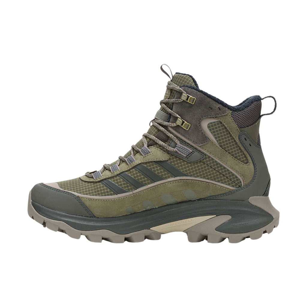 Merrell Men's Moab Speed 2 Thermo Mid Waterproof Boots - Olive - ONLINE STORE CREDIT/EXCHANGE ONLY - Lenny's Shoe & Apparel