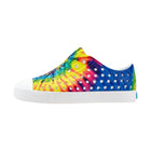 Native Kids' Jefferson Tie Dye Print Shoes - Shell White/Neon Multi - Lenny's Shoe & Apparel