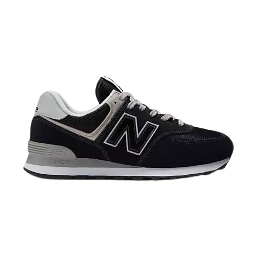 New Balance Men's 574 Core Shoes - Black/White - Lenny's Shoe & Apparel