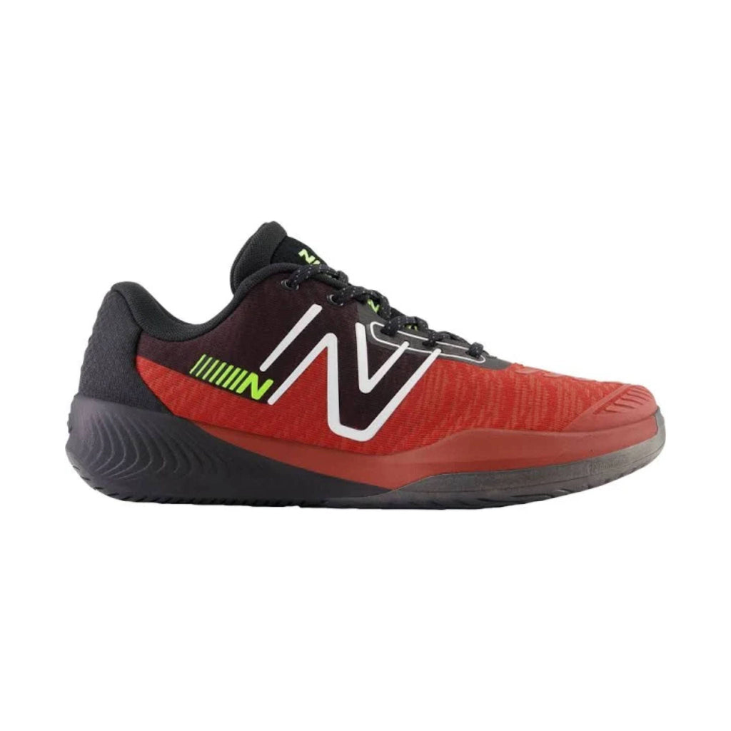 New Balance Men's Fuel Cell 996v5 Tennis Shoes - Black/Red - Lenny's Shoe & Apparel