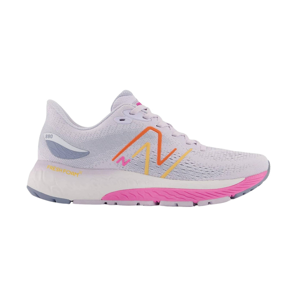 New Balance Women's Fresh Foam X 880 V12 Running Shoes - Libra/ Vibrant Pink FINAL SALE - Lenny's Shoe & Apparel