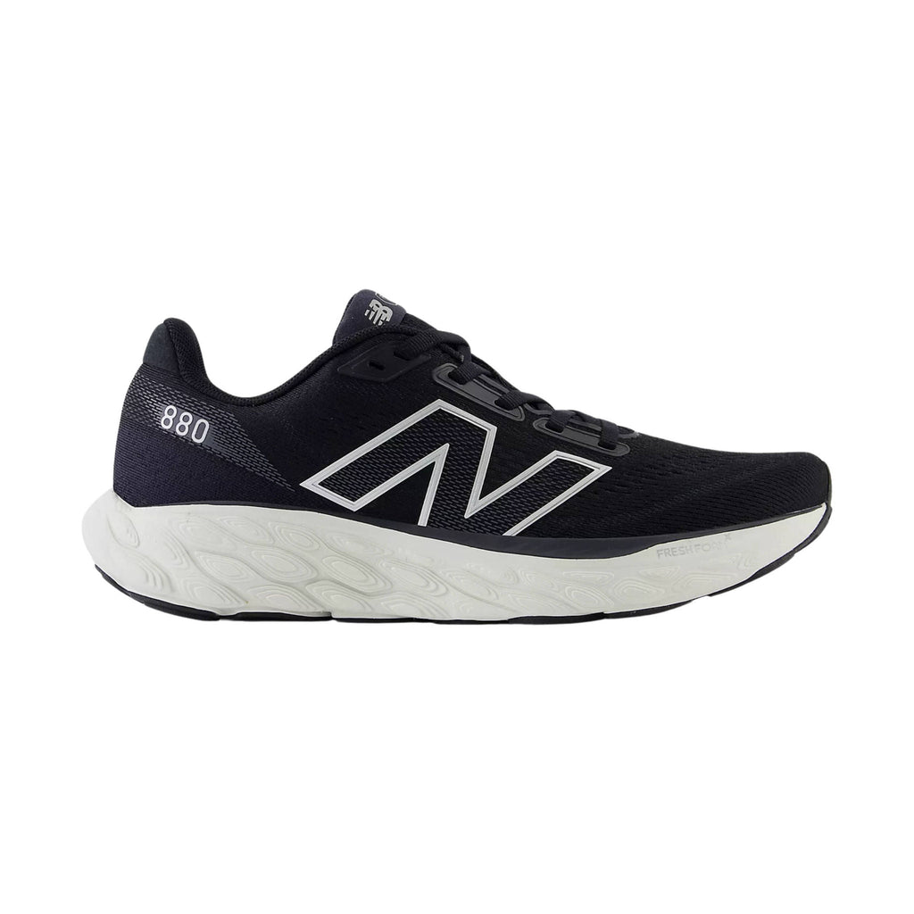 New Balance Women's Fresh Foam X 880v14 Running Shoes - Black with Sea Salt and Silver Metallic - Lenny's Shoe & Apparel