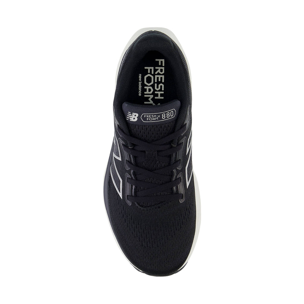 New Balance Women's Fresh Foam X 880v14 Running Shoes - Black with Sea Salt and Silver Metallic - Lenny's Shoe & Apparel