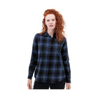 Old Ranch Women's Salina Organic Plaid Shirt - Dark Denim - ONLINE STORE CREDIT/EXCHANGE ONLY - Lenny's Shoe & Apparel