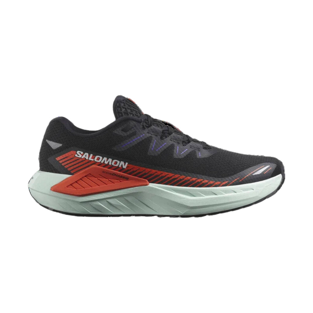 Salomon Men's DRX DEFY GRVL Road Running Shoes - Black/Cherry Tomato/Bay - Lenny's Shoe & Apparel