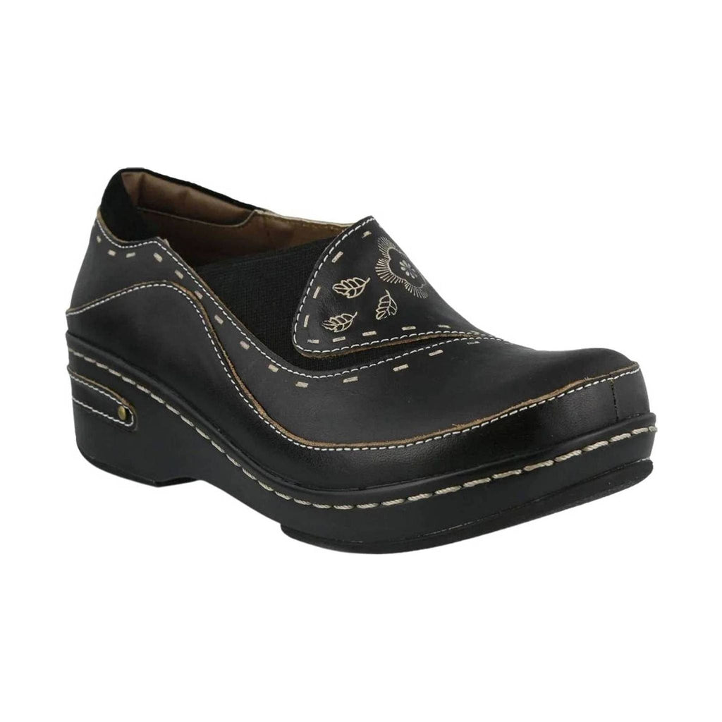 Spring Step L'artiste Women's Burbank Clogs - Black - Lenny's Shoe & Apparel