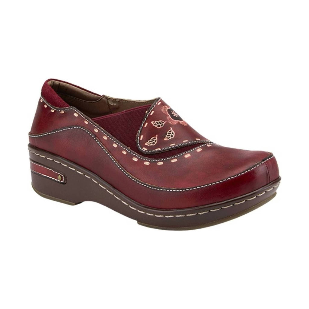 Spring Step L'artiste Women's Burbank Clogs - Bordeaux - Lenny's Shoe & Apparel