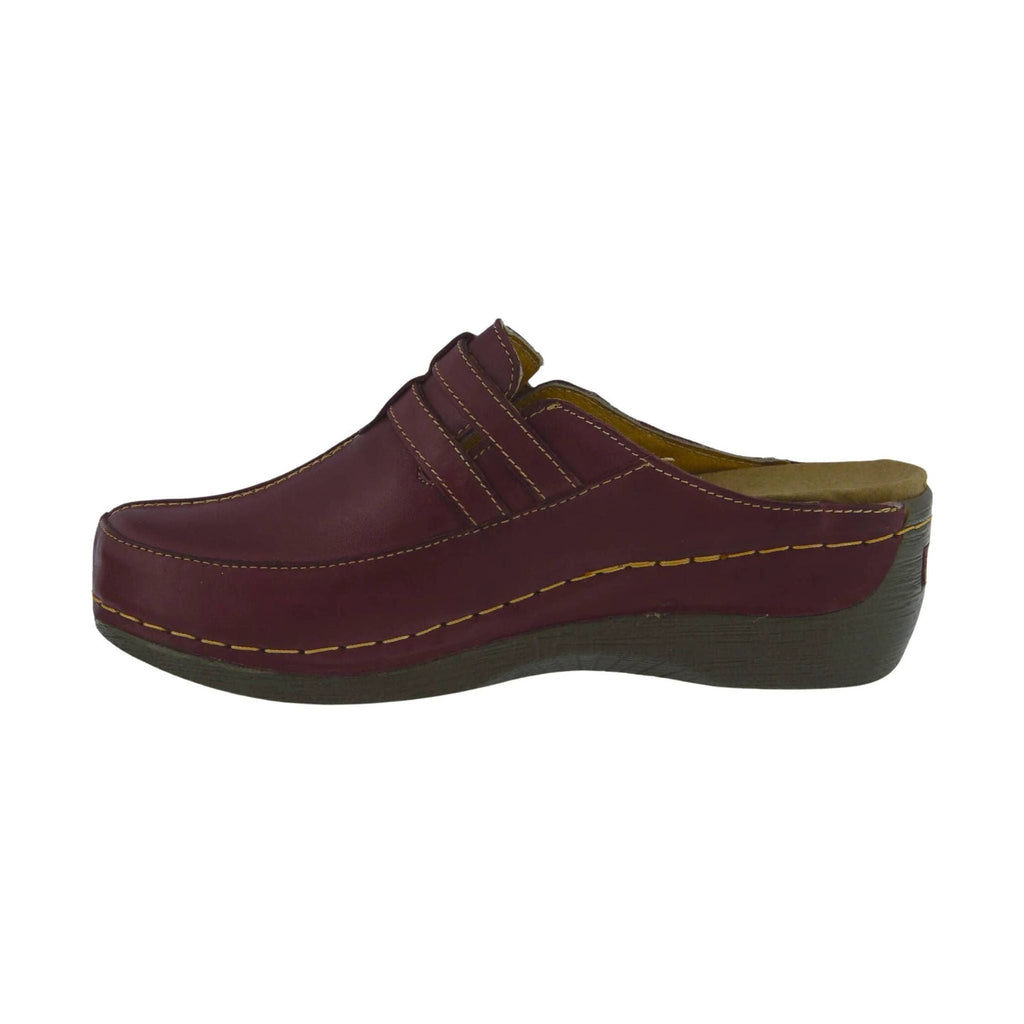 Spring Step Women's Happy Clogs - Bordeaux - Lenny's Shoe & Apparel