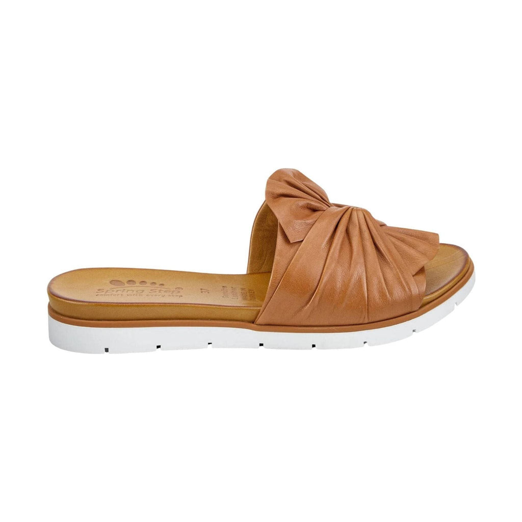 Spring Step Women's Lavona Slide Sandals - Camel - Lenny's Shoe & Apparel