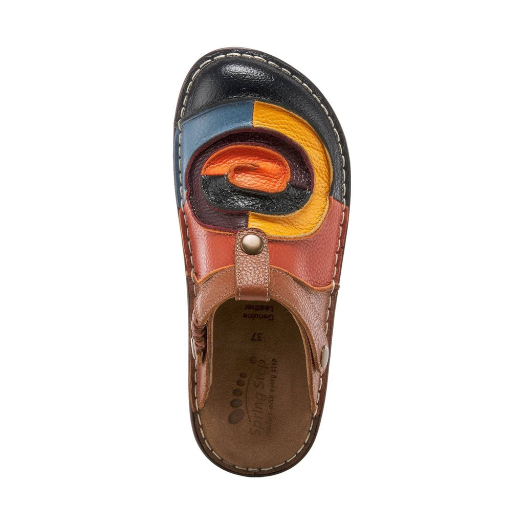 Spring Step Women's Lollipop Clog - Navy Multi - Lenny's Shoe & Apparel